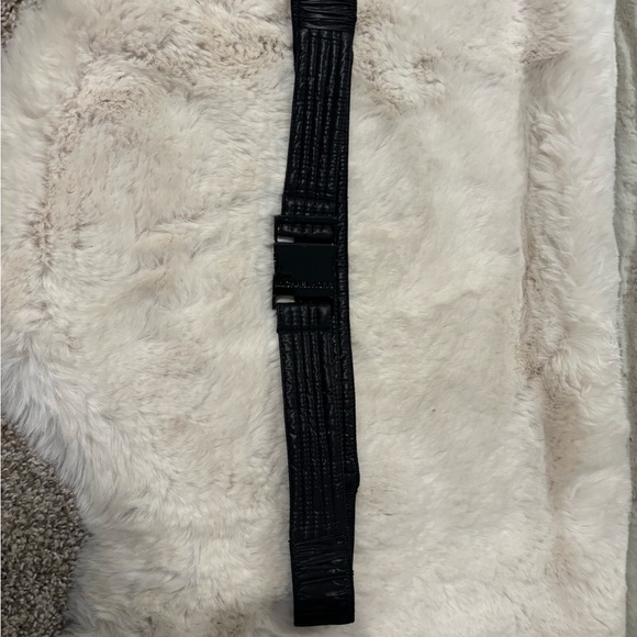 Michael Kors Accessories - Black Textured Belt